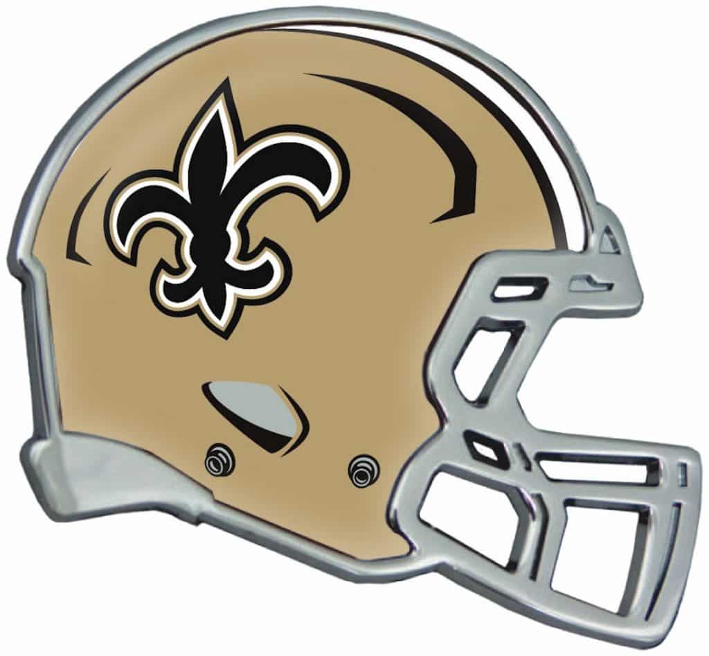 New Orleans Saints Auto Emblem - Helmet