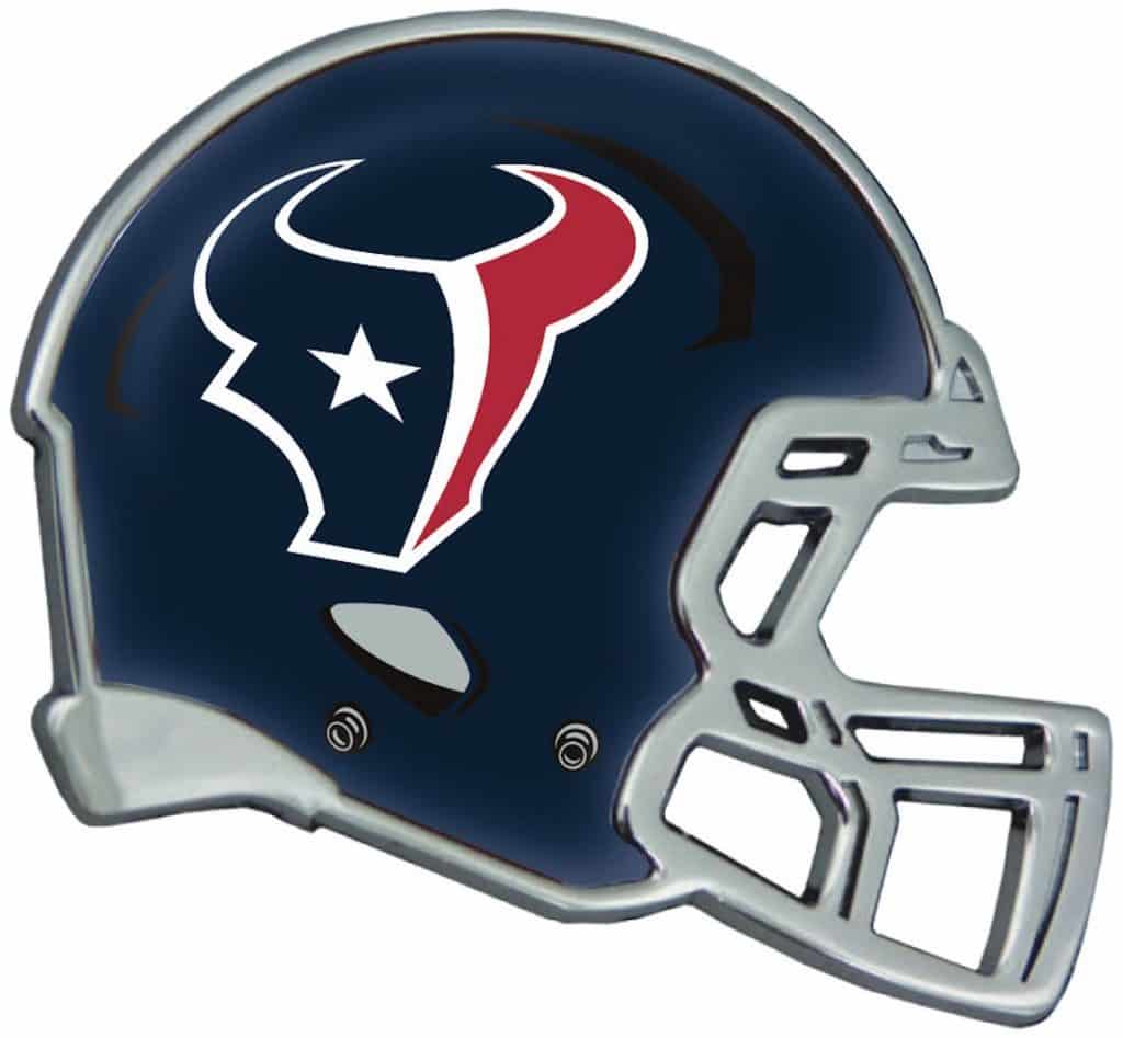Houston Texans Auto Emblem - Helmet