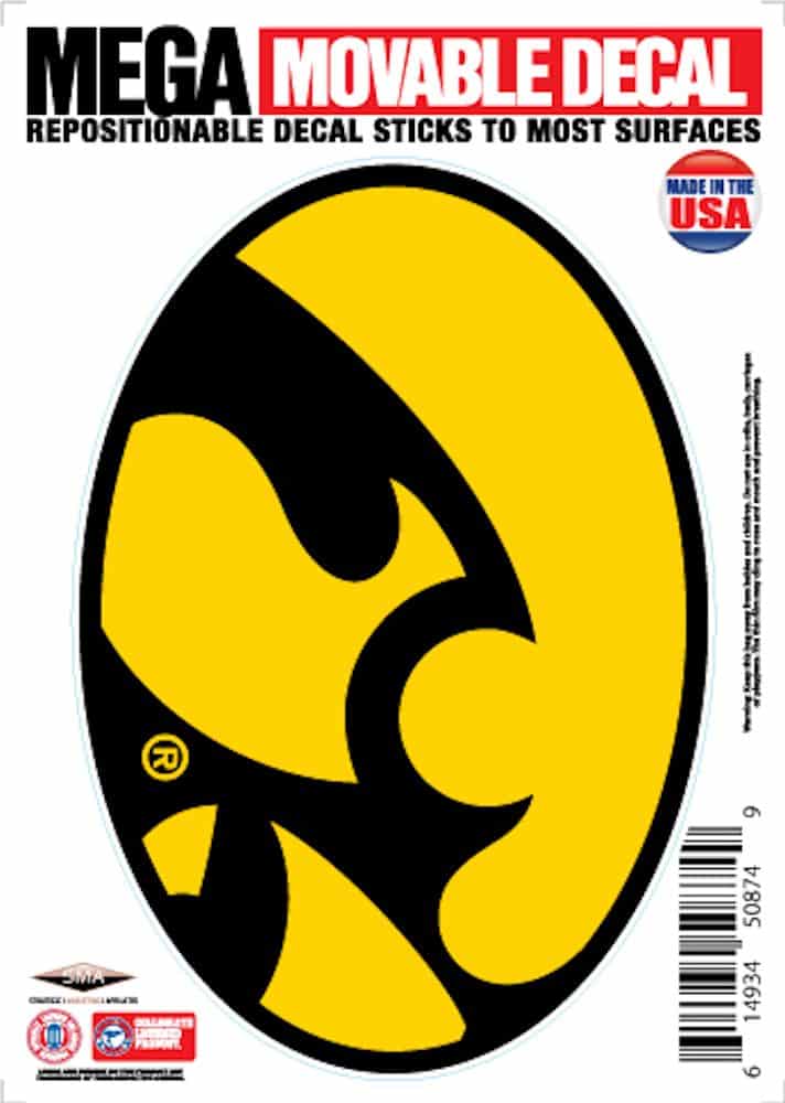 Iowa Hawkeyes 5"x7" Mega Decal