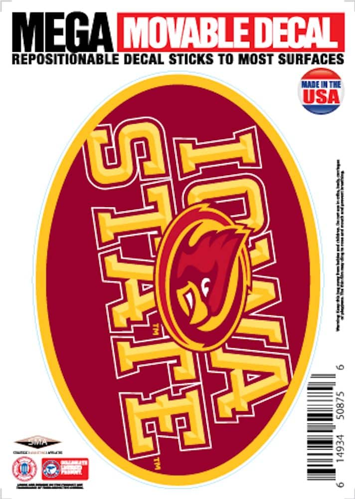 Iowa State Cyclones 5"x7" Mega Decal