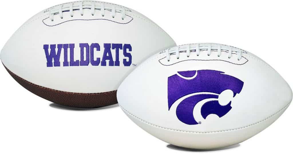 Kansas State Wildcats Full Size Embroidered Signature Football