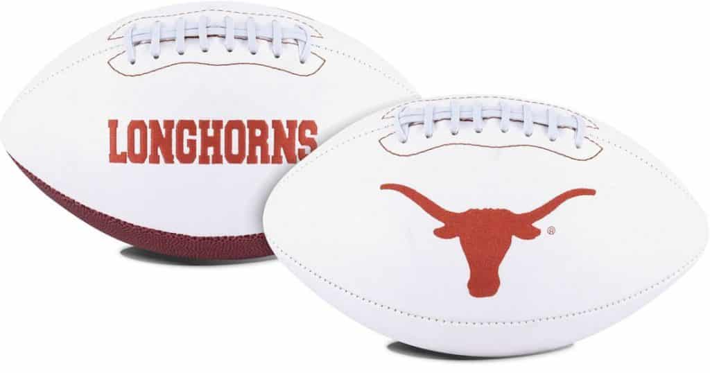 Texas Longhorns Full Size Embroidered Signature Football