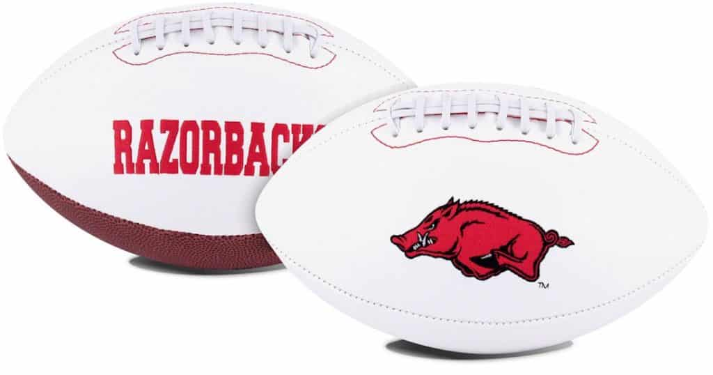 Arkansas Razorbacks Full Size Embroidered Signature Football