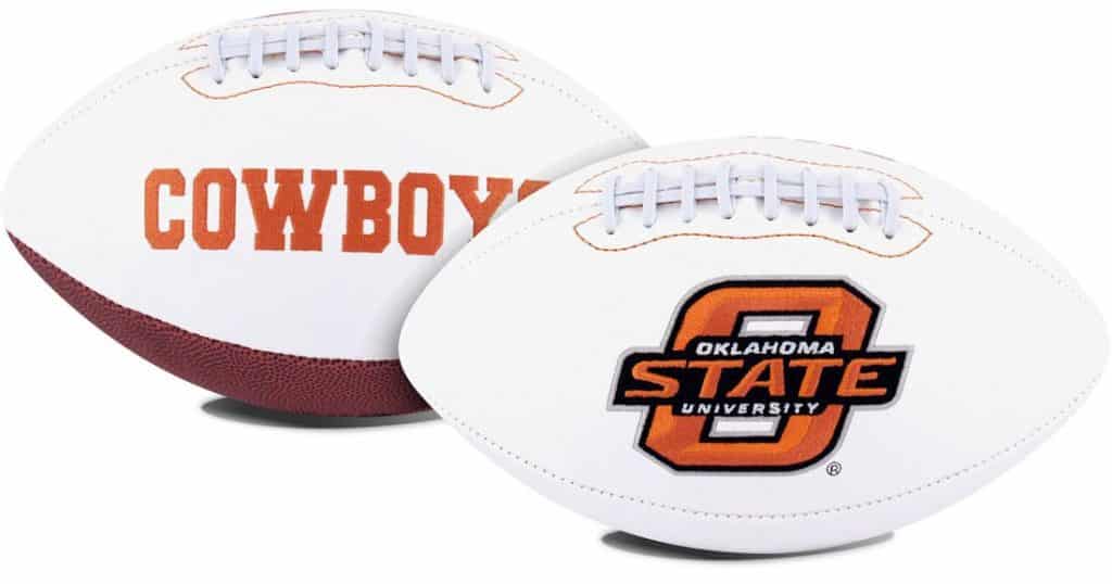 Oklahoma State Cowboys Full Size Embroidered Signature Football