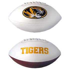 Missouri Tigers Full Size Embroidered Football