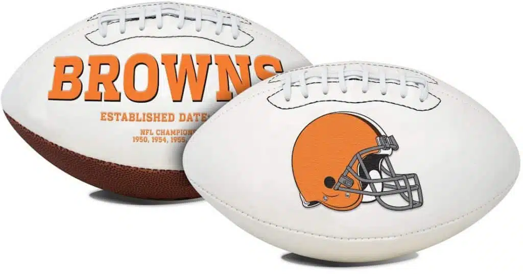 Cleveland Browns Embroidered Signature Series Football