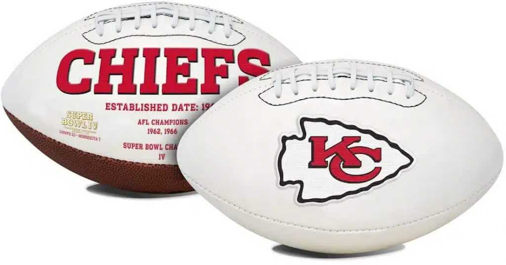 Kansas City Chiefs Embroidered Signature Series Football