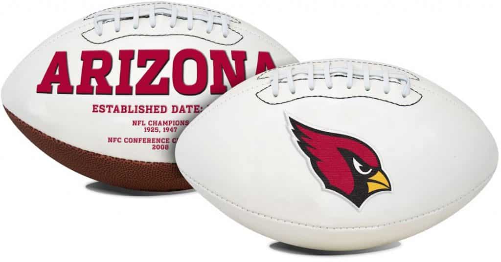 Arizona Cardinals Embroidered Signature Series Football