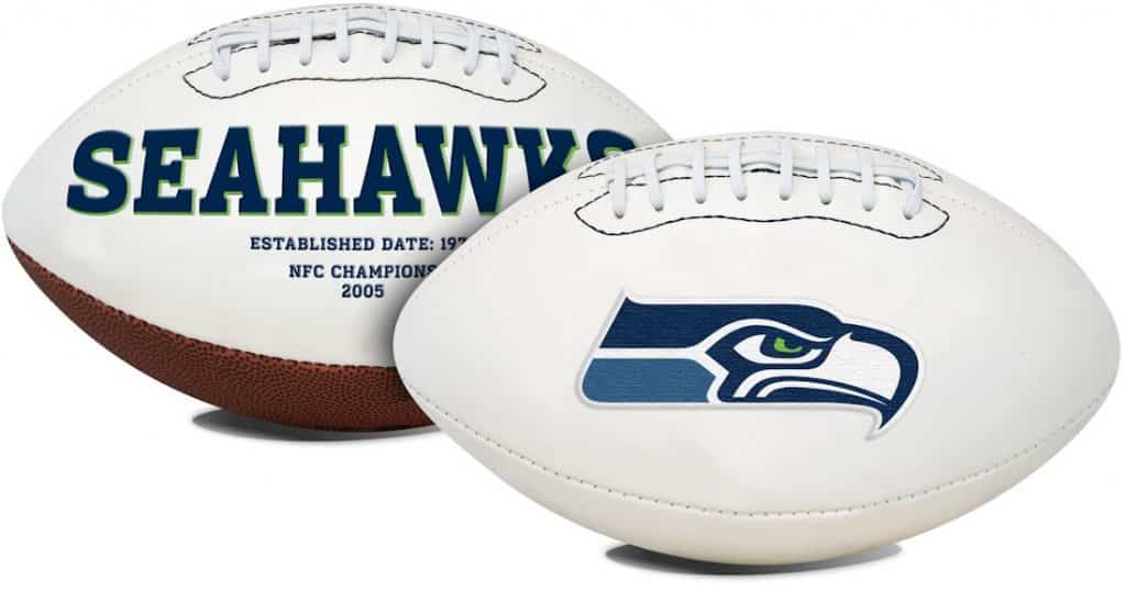 Seattle Seahawks Embroidered Signature Series Football
