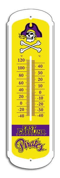 East Carolina Pirates Outdoor Thermometer - 27"