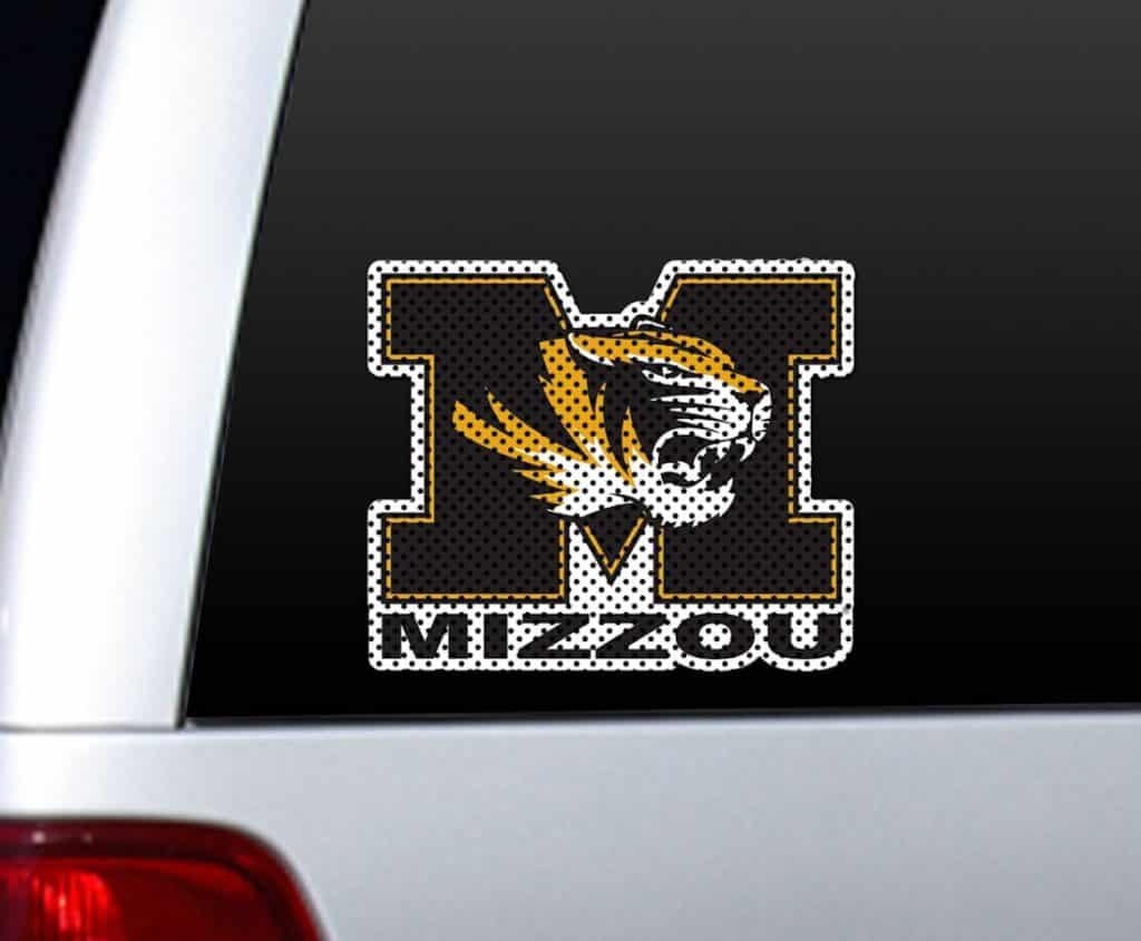 Missouri Tigers Die-Cut Window Film - Large