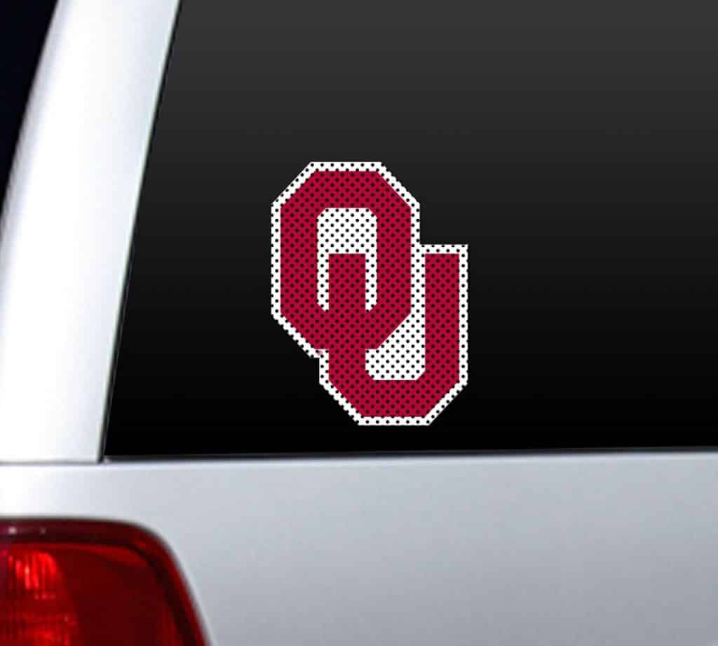 Oklahoma Sooners Die-Cut Window Film - Large
