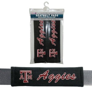 Texas A&M Aggies Velour Seat Belt Pads