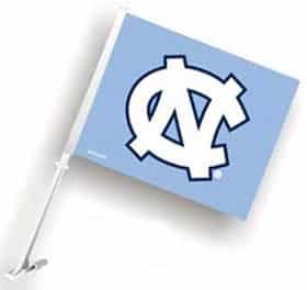North Carolina Tar Heels Car Flag