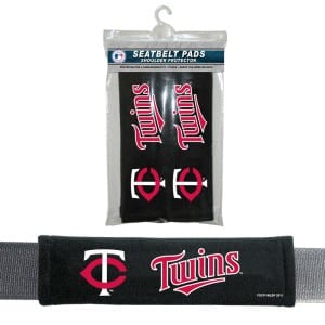 Minnesota Twins Velour Seat Belt Pads
