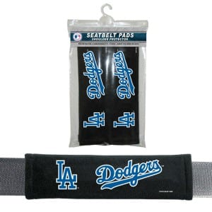 Los Angeles Dodgers Velour Seat Belt Pads