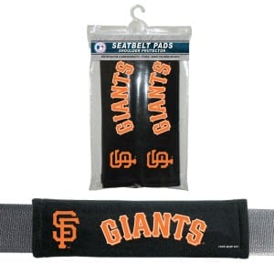 San Francisco Giants Velour Seat Belt Pads