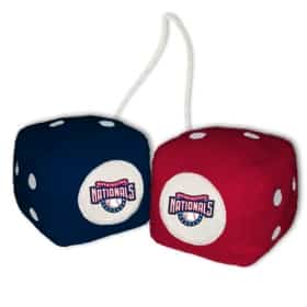 Washington Nationals Fuzzy Dice