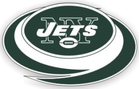 New York Jets Die-Cut Window Film - Large