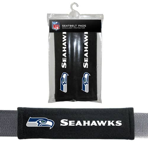 Seattle Seahawks Velour Seat Belt Pads