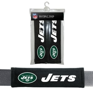 New York Jets Velour Seat Belt Pads