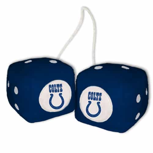 Indianapolis Colts Fuzzy Dice