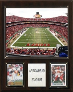 Kansas City Chiefs Plaque - Arrowhead Stadium 12"x15