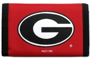 Georgia Bulldogs Nylon Trifold Wallet