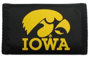 Iowa Hawkeyes Nylon Trifold Walle