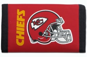 Kansas City Chiefs Nylon Trifold Wallet
