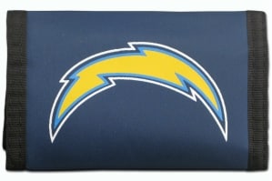 San Diego Chargers Nylon Trifold Wallet
