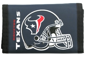 Houston Texans Nylon Trifold Wallet