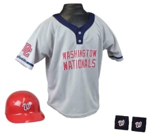 Washington Nationals Baseball Helmet and Jersey Set