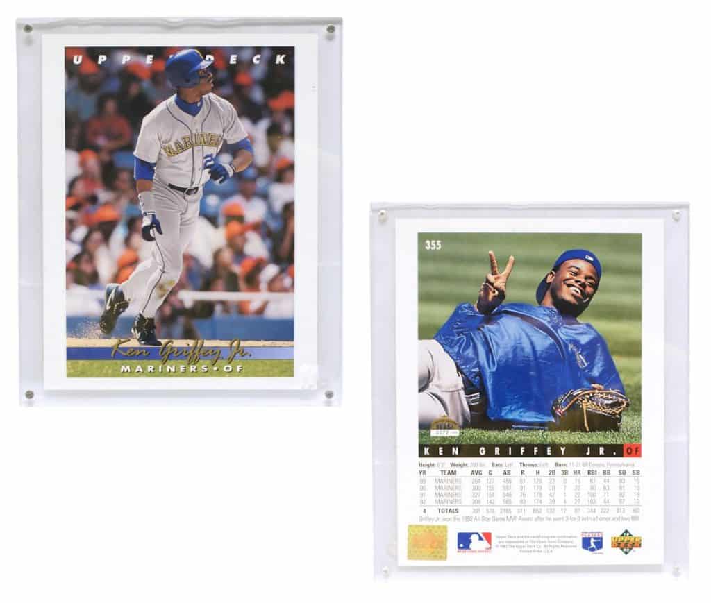 Seattle Mariners Ken Griffey Jr. 8"x10" Upper Deck Blow-Up Card with Acrylic Display