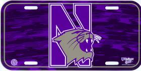 Northwestern Wildcats License Plate