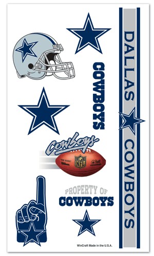 Dallas Cowboys Temporary Tattoos