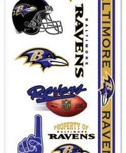 Baltimore Ravens Temporary Tattoos