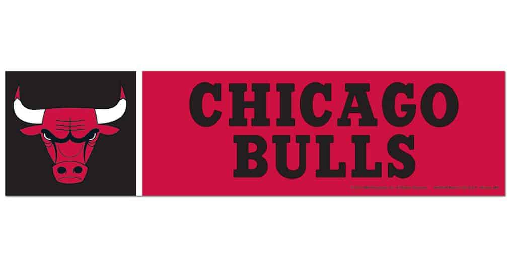 Chicago Bulls Bumper Sticker - WinCraft