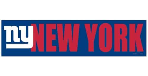 New York Giants Bumper Sticker