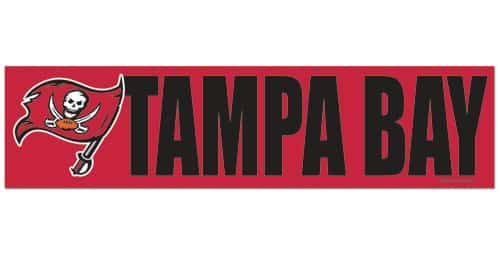 Tampa Bay Buccaneers Bumper Sticker