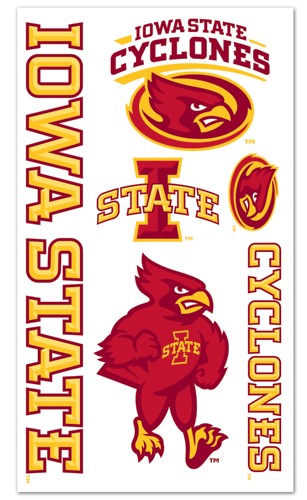 Iowa State Cyclones Temporary Tattoos