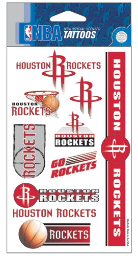 Houston Rockets Temporary Tattoos