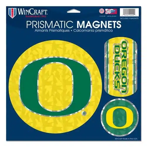 Oregon Ducks Magnets - 11"x11 Prismatic Sheet