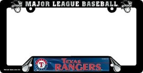 Texas Rangers License Plate Frame