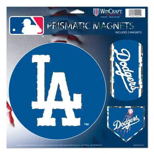 Los Angeles Dodgers Magnets - 11"x11 Prismatic Sheet