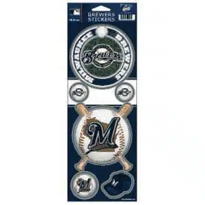 Milwaukee Brewers Prismatic Stickers