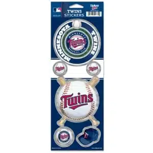 Minnesota Twins Prismatic Stickers