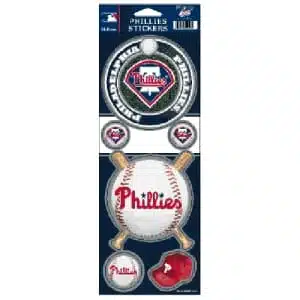 Philadelphia Phillies Prismatic Stickers