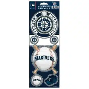 Seattle Mariners Prismatic Stickers