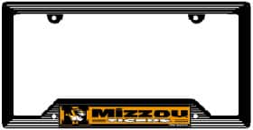 Missouri Tigers Plastic License Plate Frame